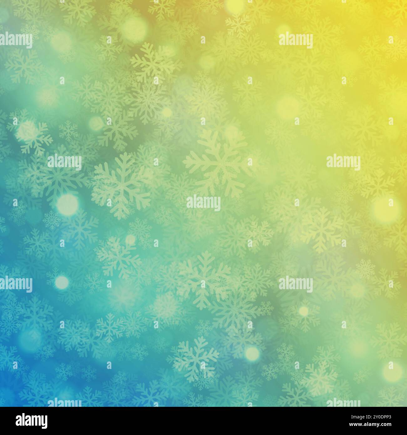 Christmas background snowflakes with lights vector illustration Stock Vector