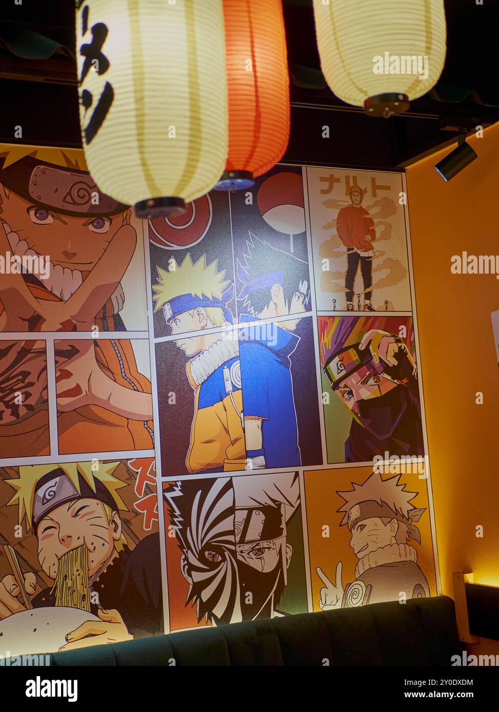 dragon ball and anime figure Stock Photo