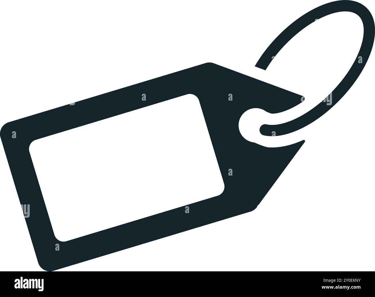 Blank price tag icon representing pricing strategy Stock Vector Image ...