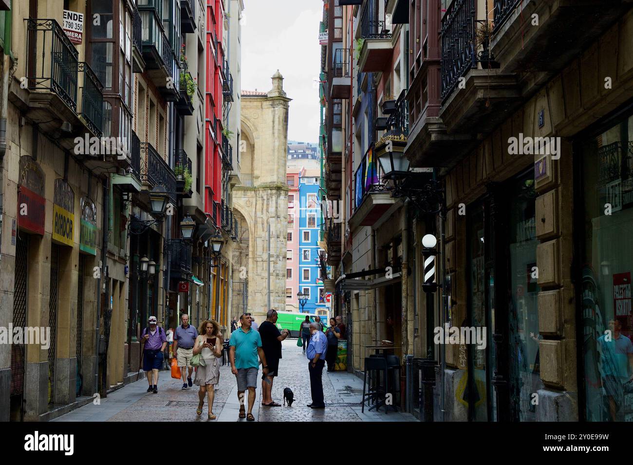 Bilbao, beautiful town in north of Spain Stock Photo - Alamy