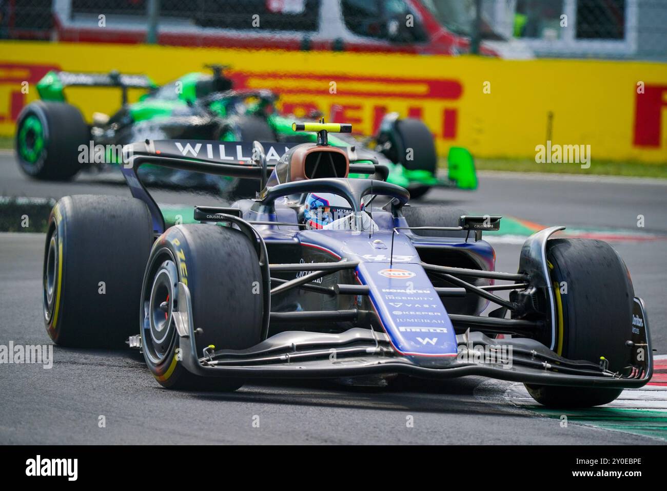 Franco Colapinto of Argentina driving the (43) Williams Racing during ...
