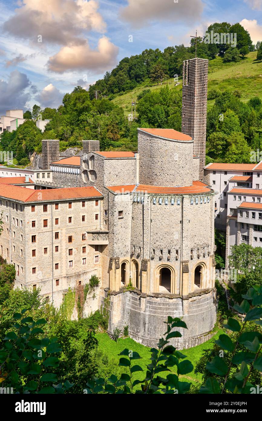 Aranzazu sanctuary, Arantzazu, Oñati, Gipuzkoa, Basque Country, Spain, Europe Stock Photo