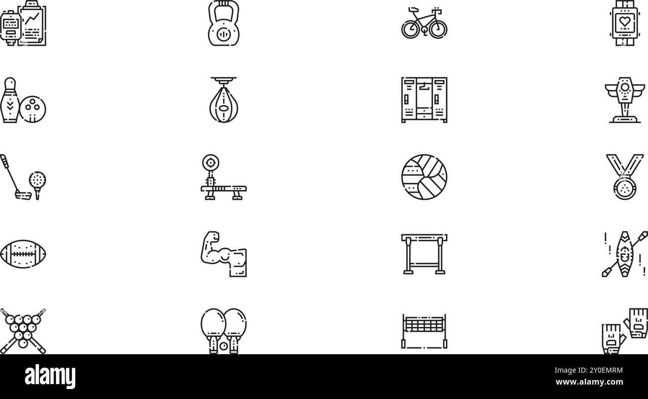 Sport icons High-Quality Vector Icons Collection with Editable Stroke ...