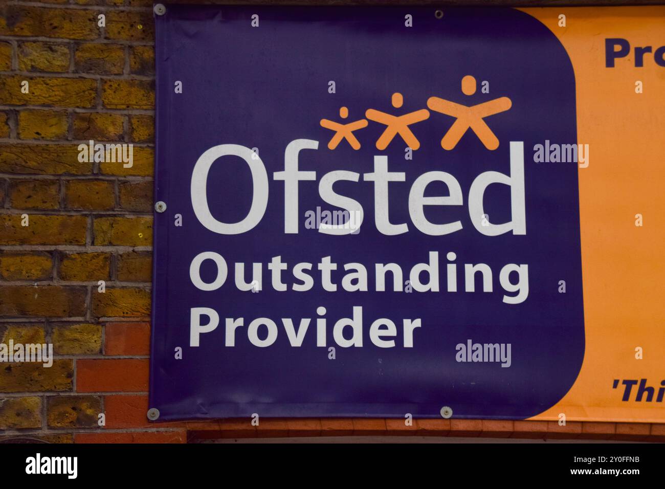 September 2, 2024, London, England, UK: An 'Outstanding' school in central London as Ofsted (Office for Standards in Education, Children's Services and Skills) drops one-word ratings and announces a new grading system for schools in the UK. (Credit Image: © Vuk Valcic/ZUMA Press Wire) EDITORIAL USAGE ONLY! Not for Commercial USAGE! Stock Photo