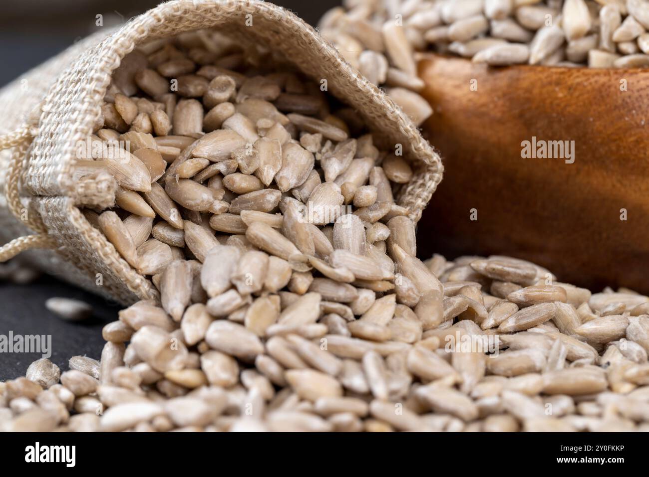 Seed Peeling Shell Sunflower seeds peeled from the black shell, scattered sunflower seeds ...