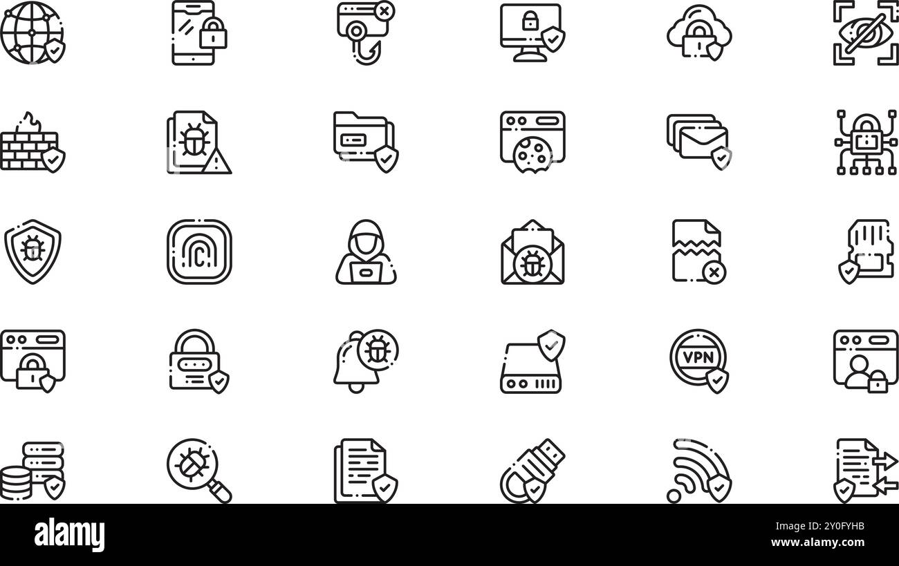 Protected hard drive Stock Vector Images - Alamy