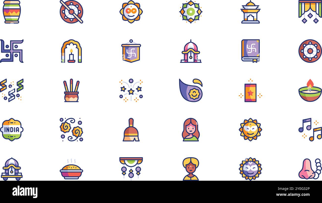 Ratha yatra icon pack High-Quality Vector Icons Collection with ...