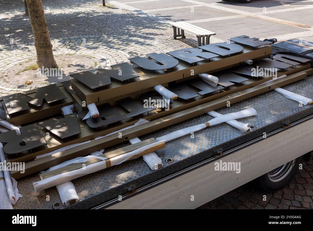 02 September 2024, Hesse, Frankfurt/M.: The individual parts of the ...