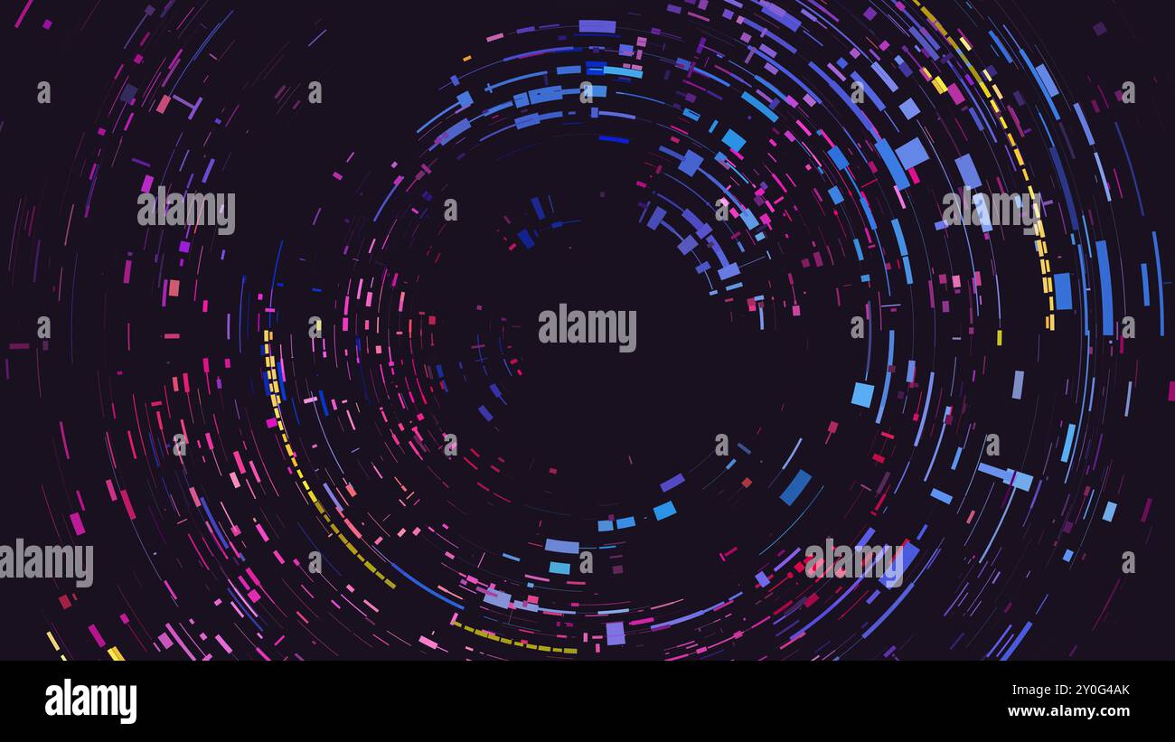 Abstract dynamic background. Glitch error effect. Vector illustration EPS10 Stock Vector