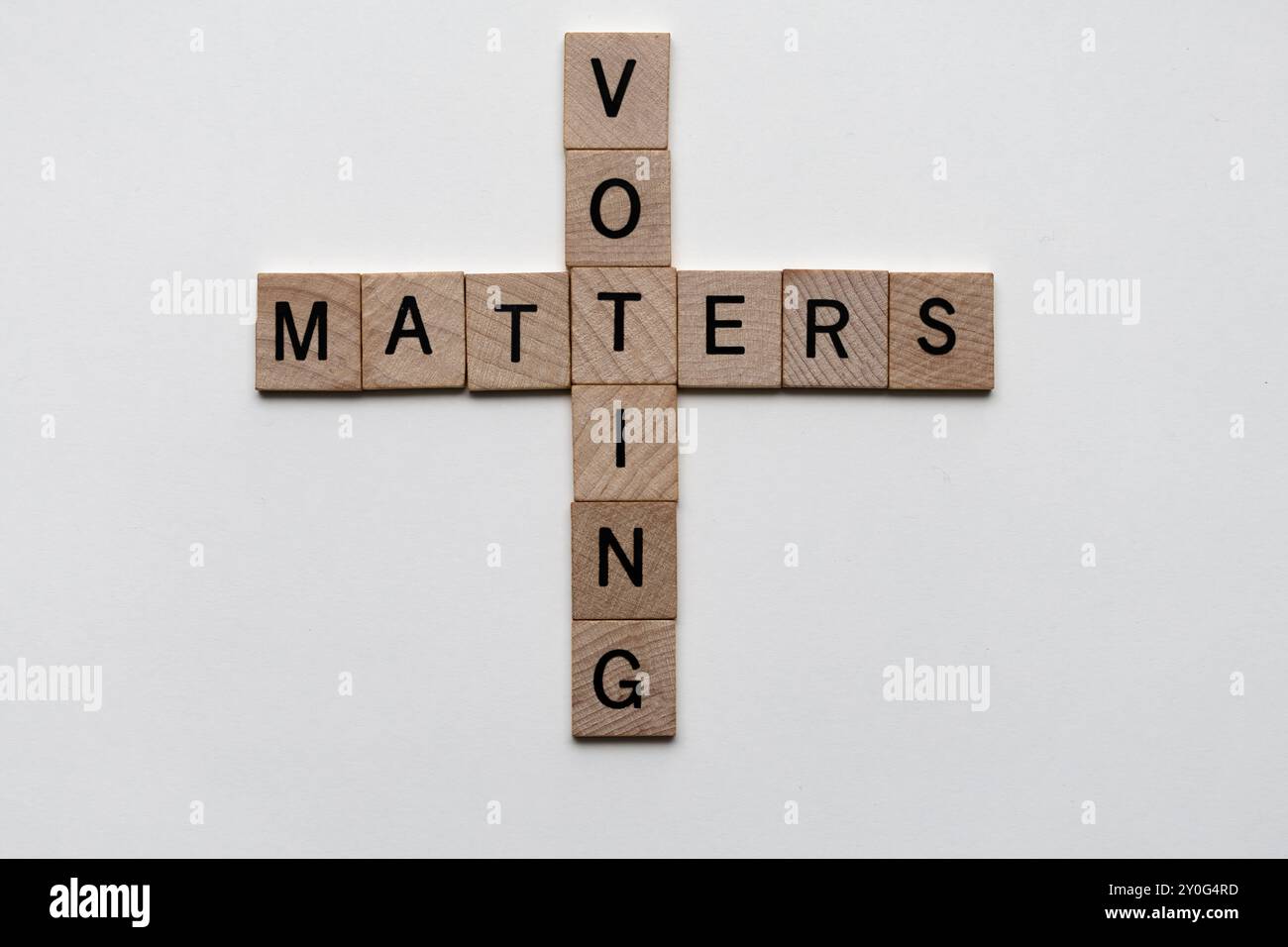 Spell Vote Close-Up of Wooden Tiles Spelling
