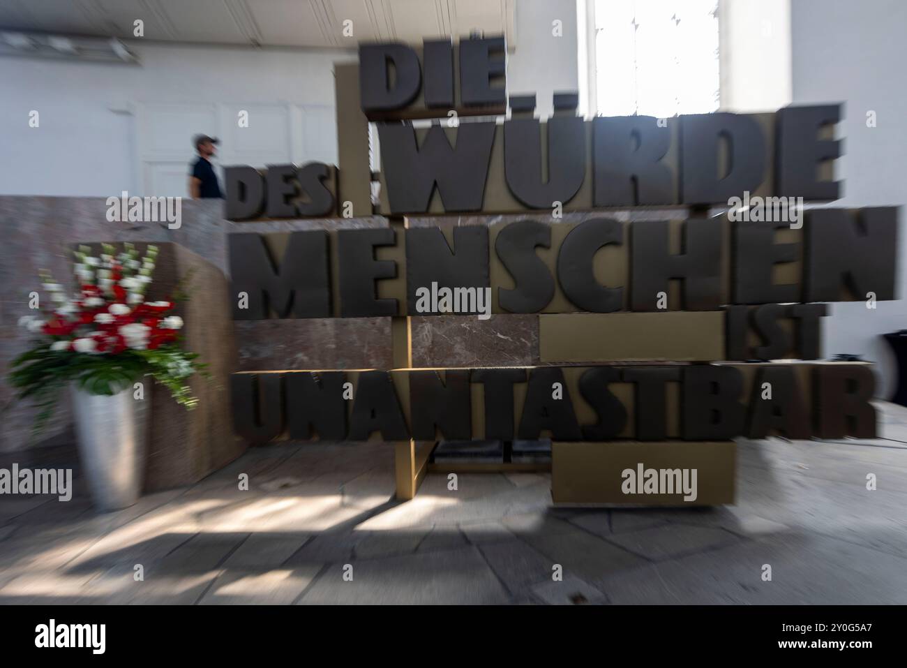 02 September 2024, Hesse, Frankfurt/M.: Lettering