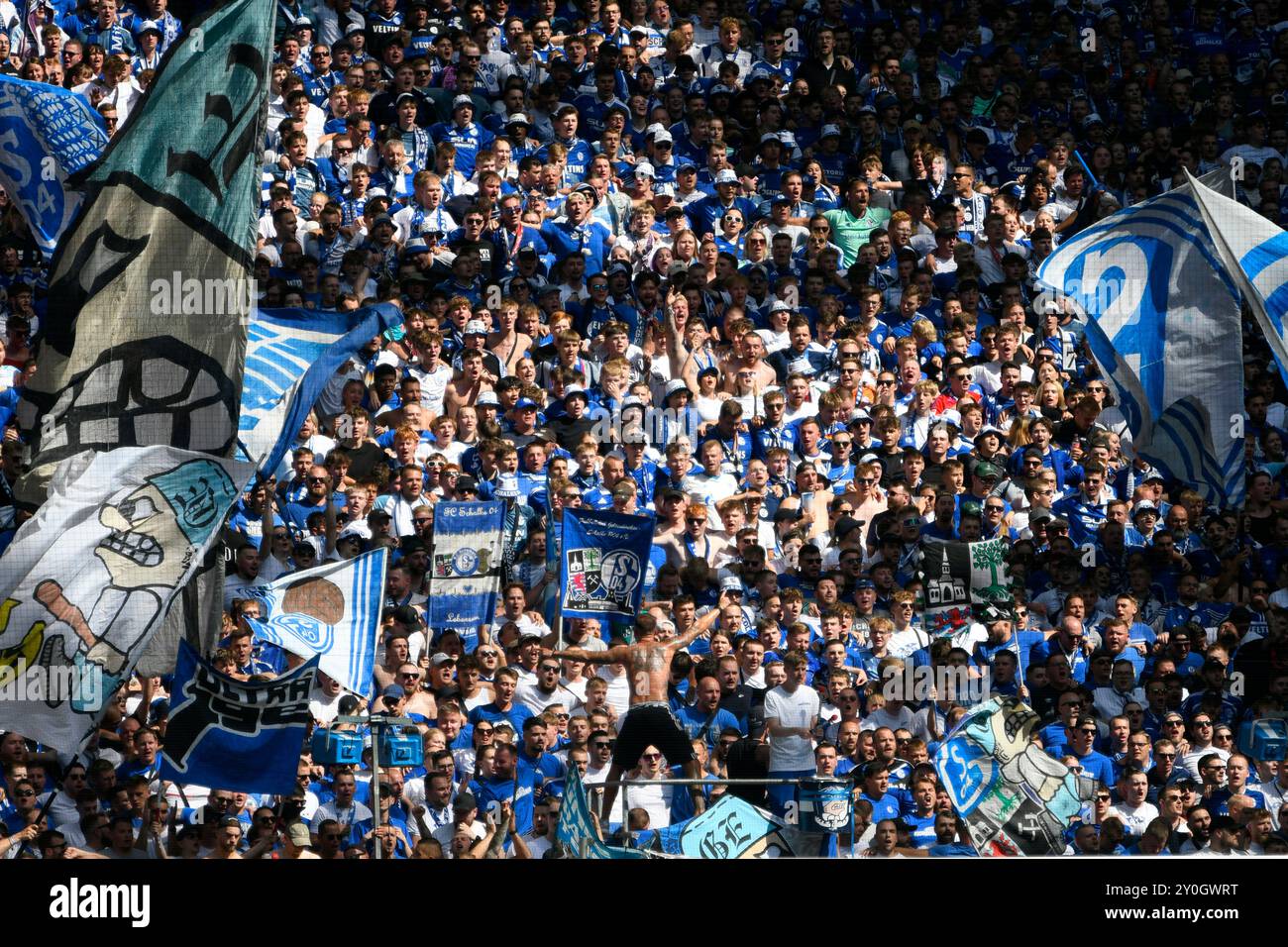 Carte Postale FC Schalke 04 – Blau-Weiß Das Sind Wir – Salutations De Gelsenkirchen FP43
