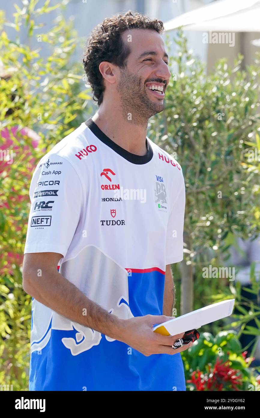 Daniel Ricciardo during the Formula 1 Pirelli Gran Premio d’Italia 2024