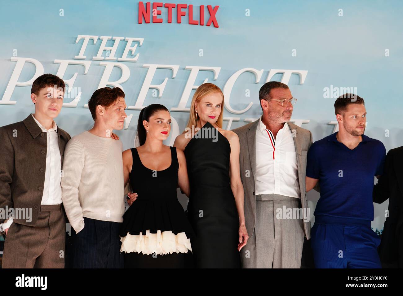 (left to right) Sam Nivola, Billy Howle, Eve Hewson, Nicole Kidman ...