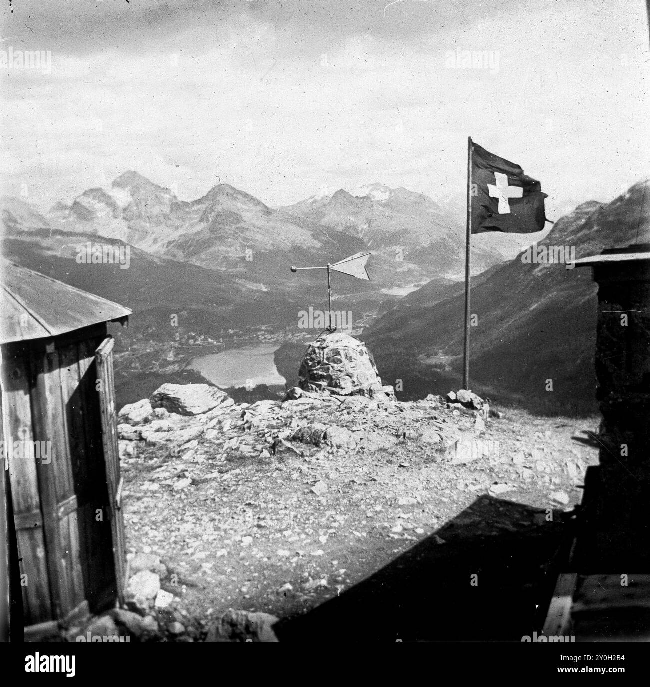 Blick Schafberg, Engadin, Switzerland 1928 Stock Photo