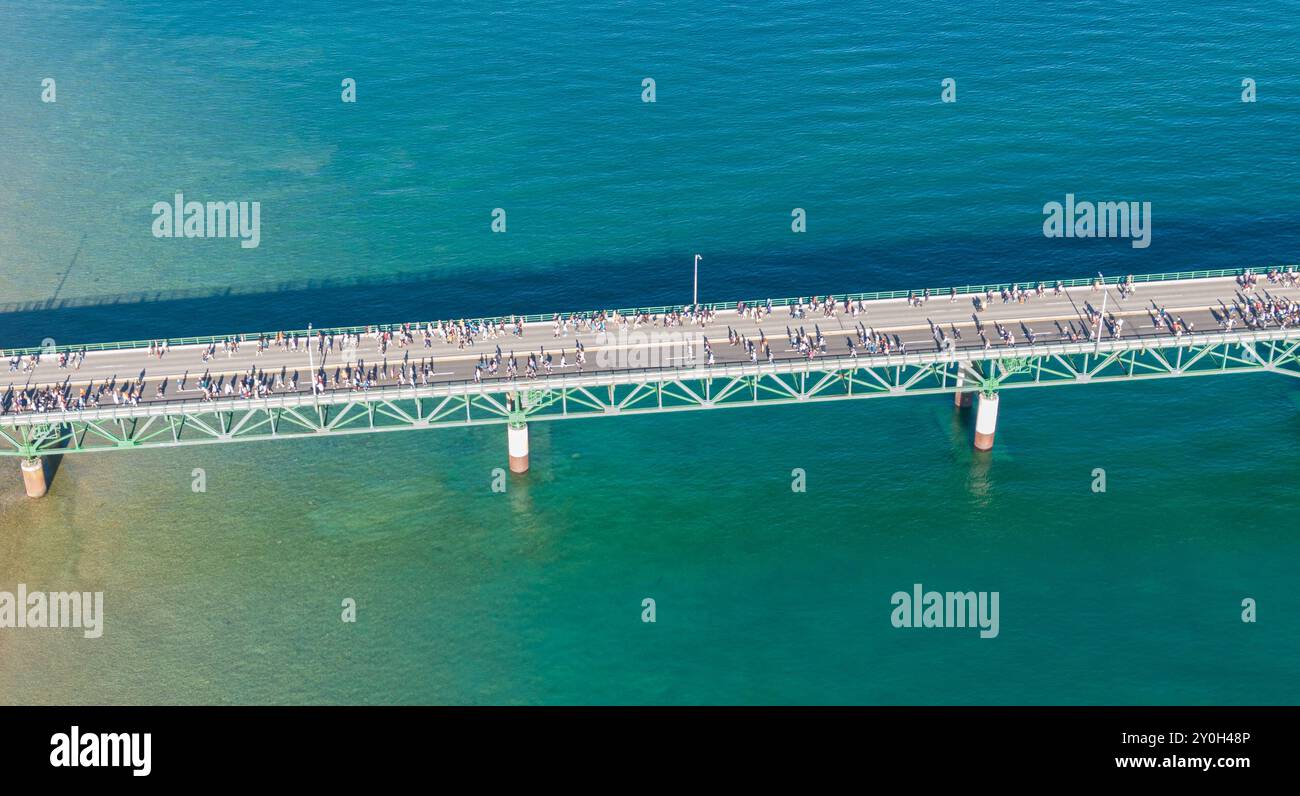 Mackinac bridge walk 2024 hires stock photography and images Alamy