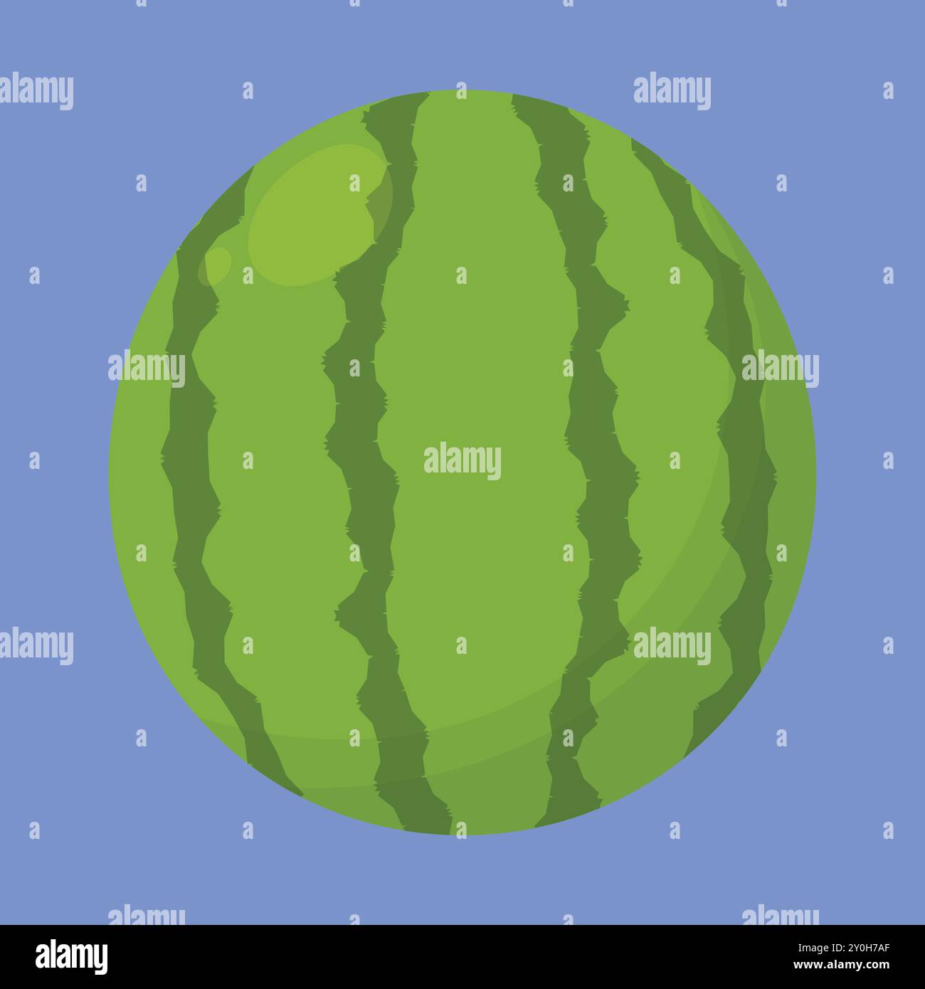 Watermelon vector icon. watermelon fruit icon. fresh summer watermelon vector Stock Vector