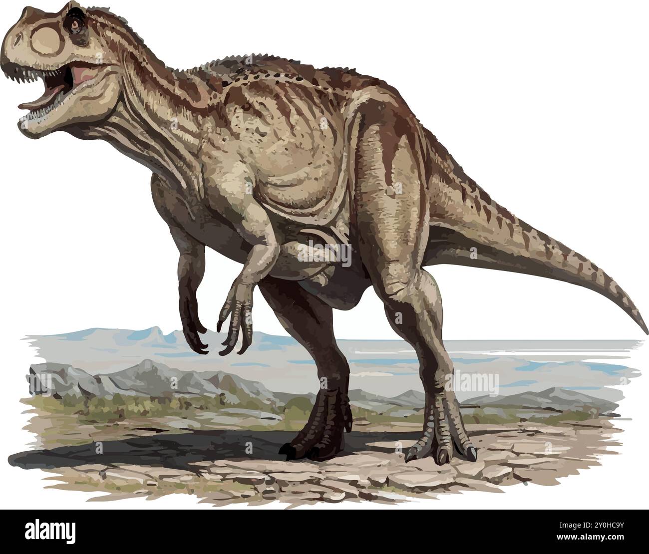 Giganotosaurus cartoon hi-res stock photography and images - Alamy