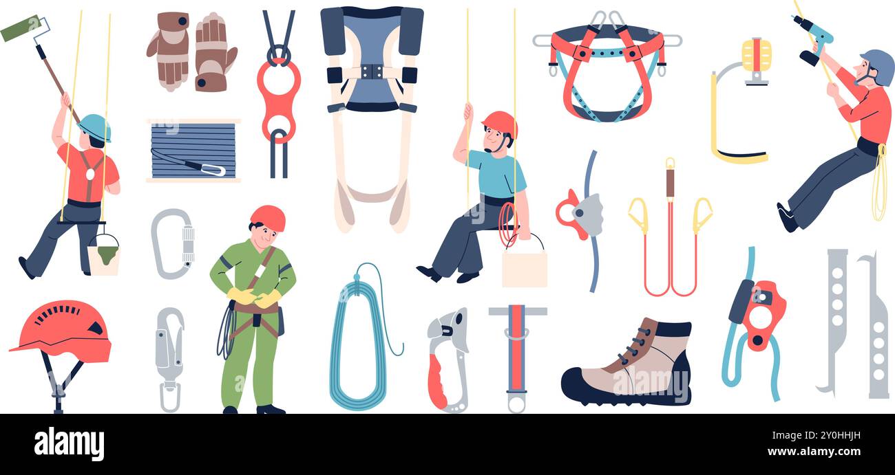 Oxygen mask climber Stock Vector Images - Alamy