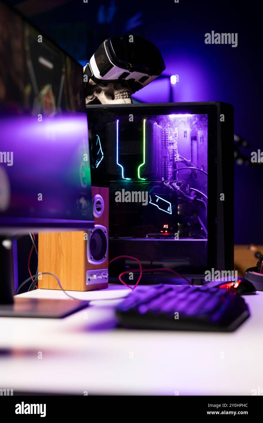 Empty gaming studio rgb led hi-res stock photography and images - Alamy