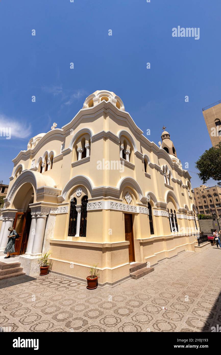 Church of Virgin Mary at Zeitoun, Marian apparition church, Our Lady of Zeitoun, Zeitoun(Zeitun), Cairo, Egypt, North Africa, Africa Stock Photo