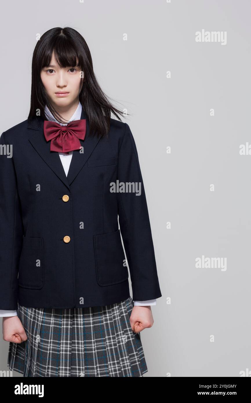 Schoolgirl uniforms Stock Photo