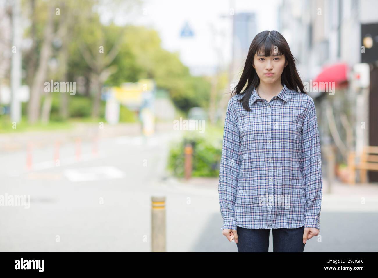 Japanese school girl hi-res stock photography and images - Alamy