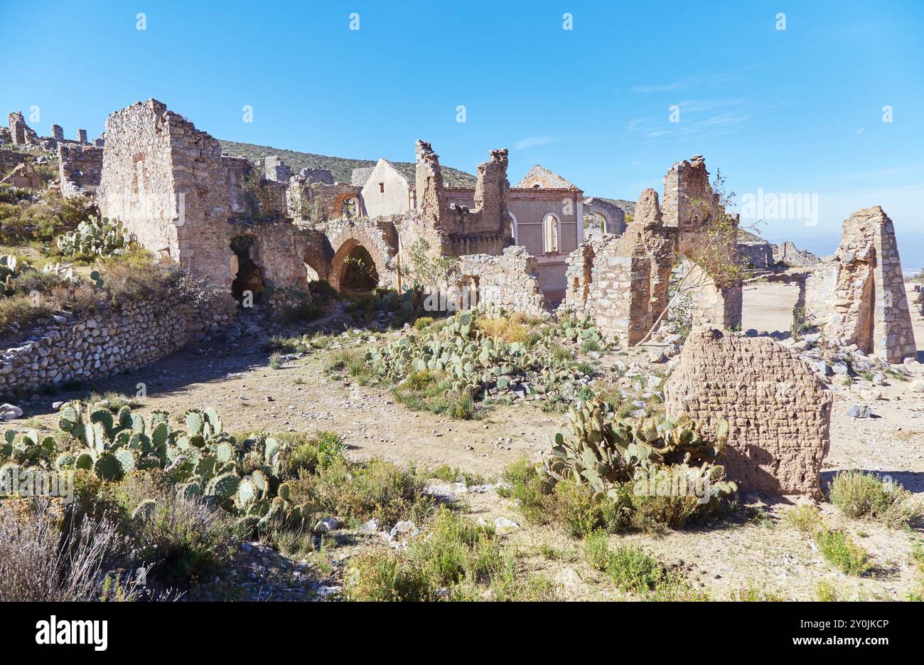 The former mining town of Real de Catorce is home to an abandoned ghost