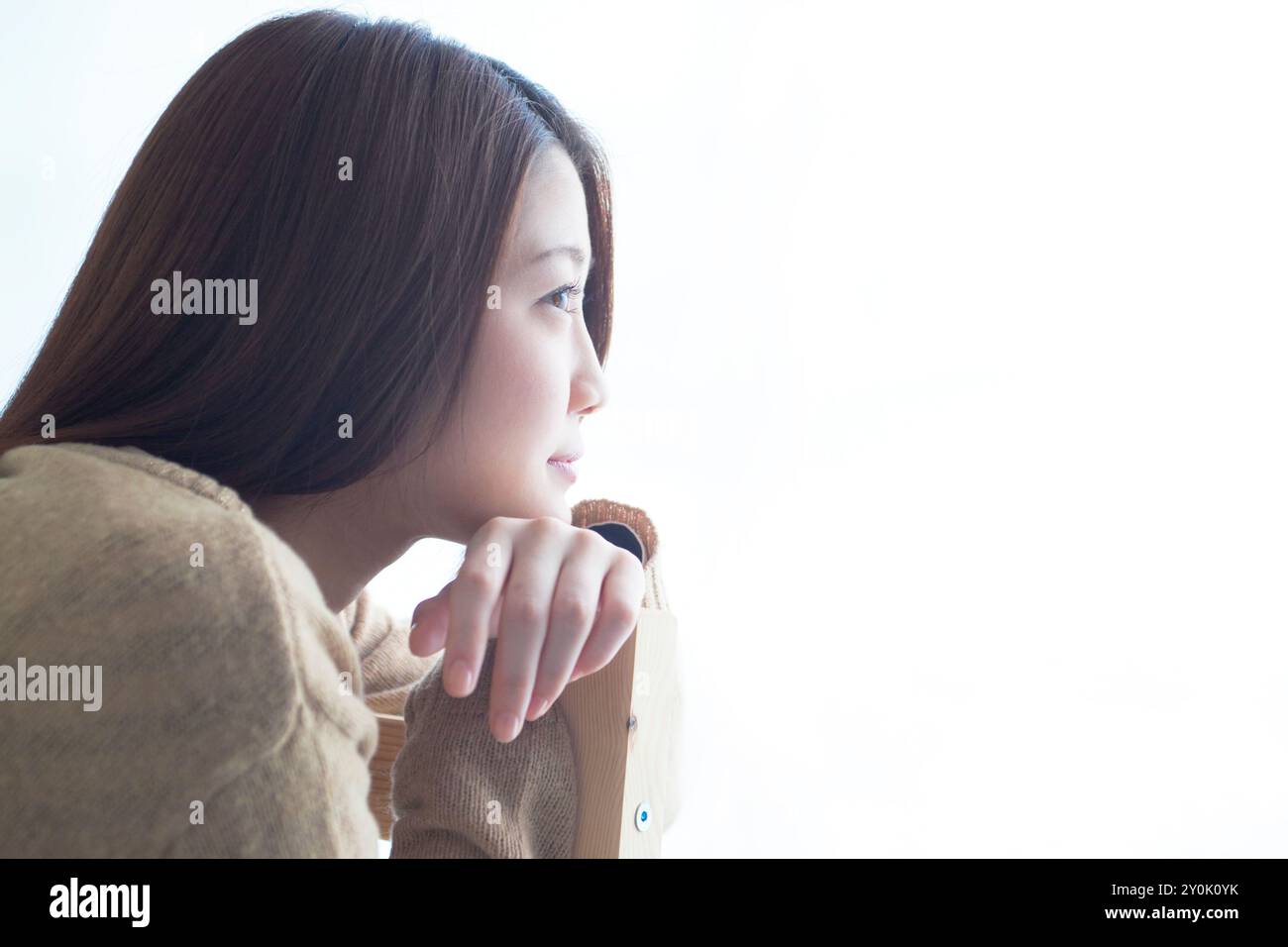 Profile of woman in her 20s Stock Photo - Alamy