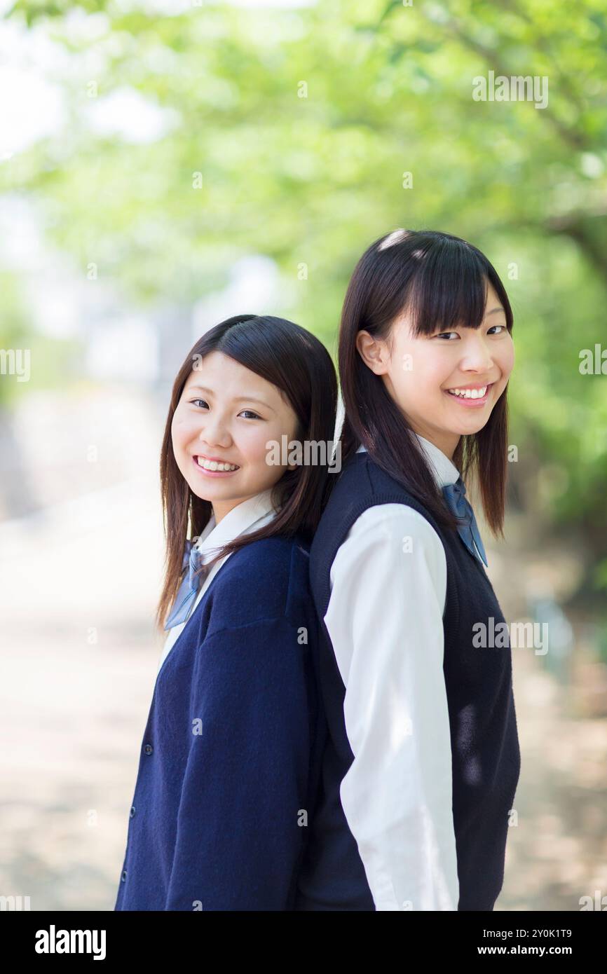 Japanese school girl hi-res stock photography and images - Alamy
