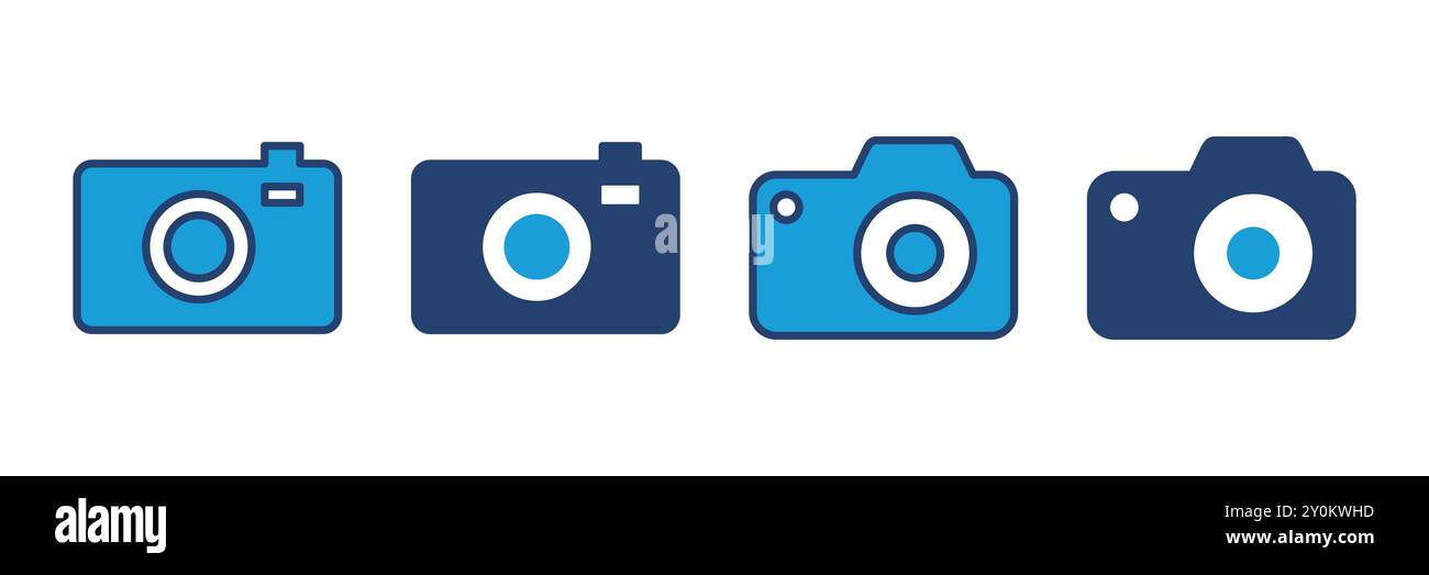 Camera icon vector. photo camera icon. camera photography icon. Stock Vector
