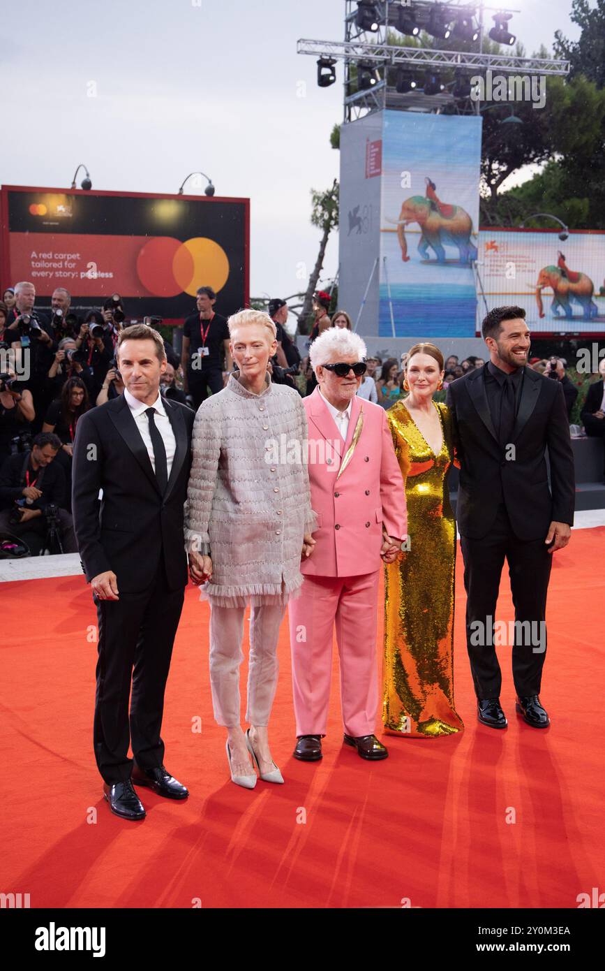 Alessandro Nivola, Tilda Swinton, Pedro Almodovar, Julianne Moore and ...