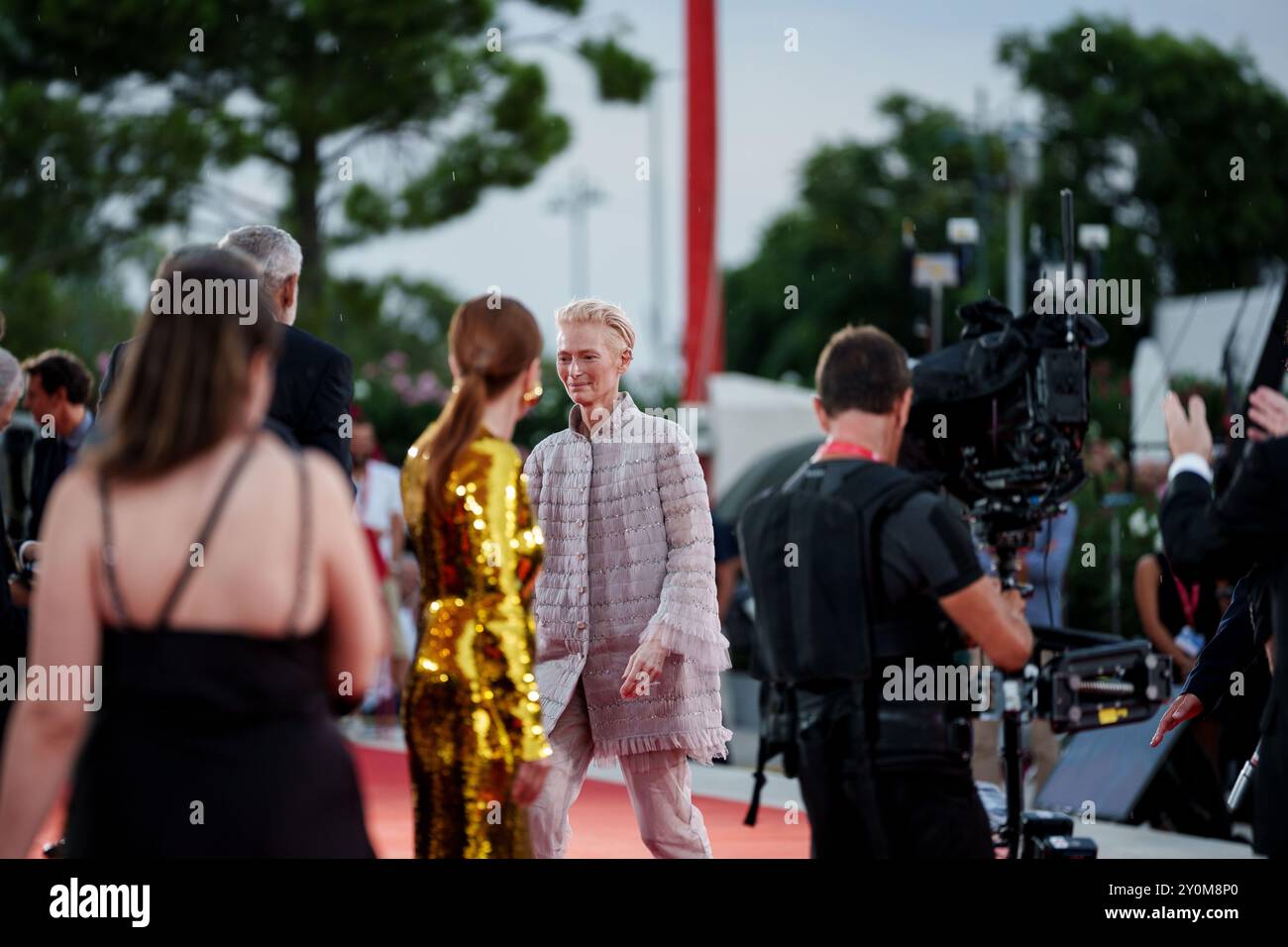 VENICE, ITALY - SEPTEMBER 02: Alessandro Nivola, Pedro Almodovar ...