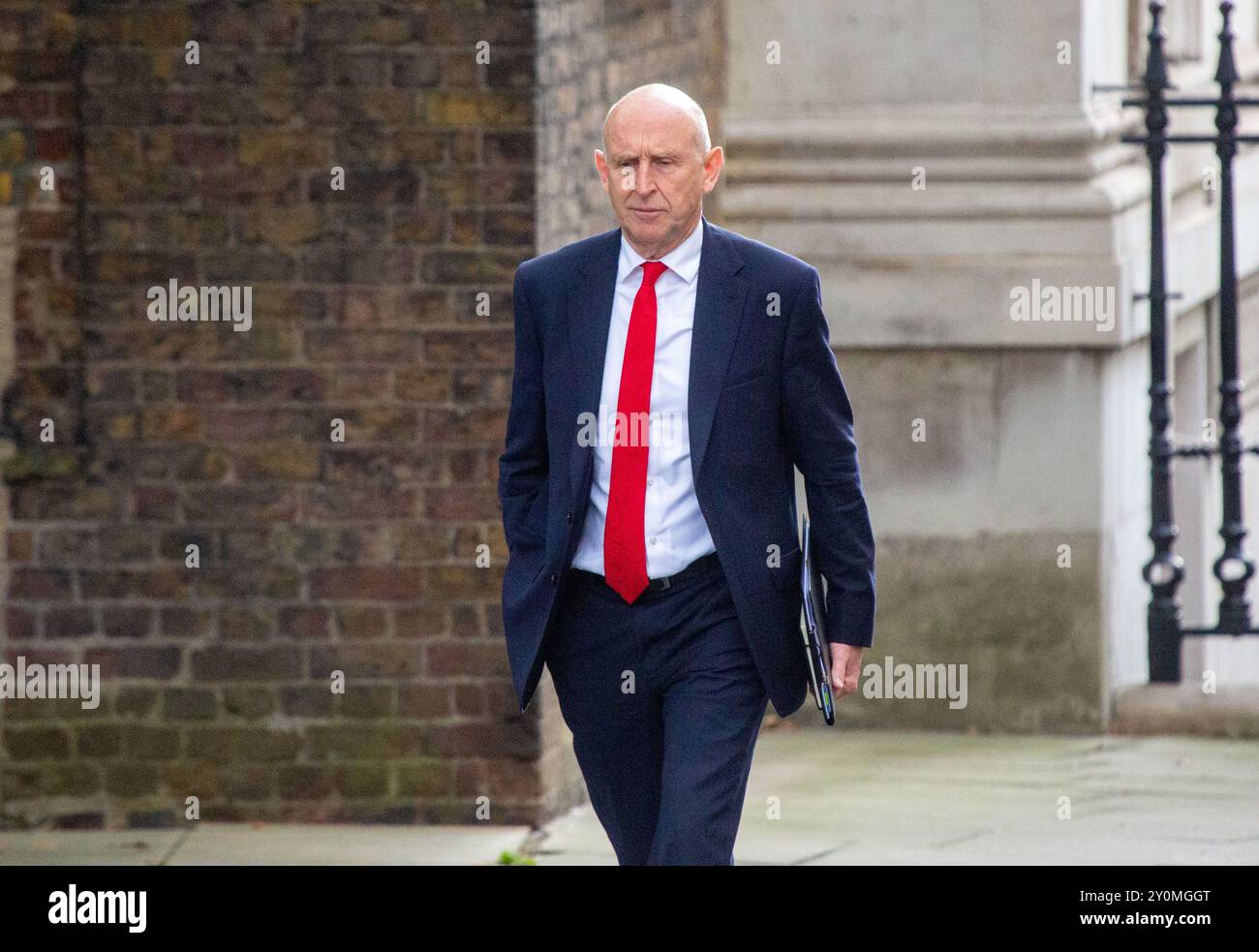 London, England, UK. 3rd Sep, 2024. Defense Secretary JOHN HEALEY arrives in Downing Street for cabinet meeting. (Credit Image: © Tayfun Salci/ZUMA Press Wire) EDITORIAL USAGE ONLY! Not for Commercial USAGE! Stock Photo