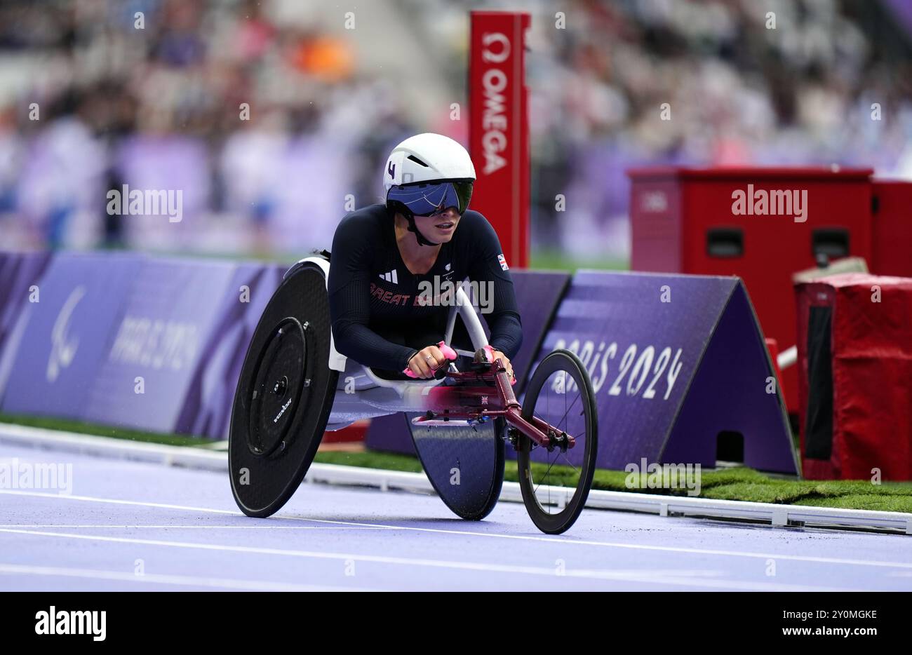 Great Britain's Samantha Kinghorn after finishing second in the Women's