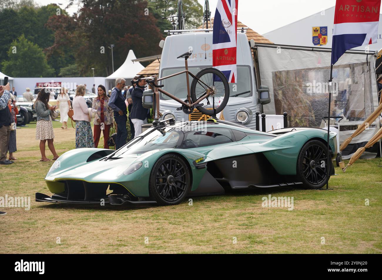 Aston Martin Valkyrie @ Salon Prive 2024 Stock Photo