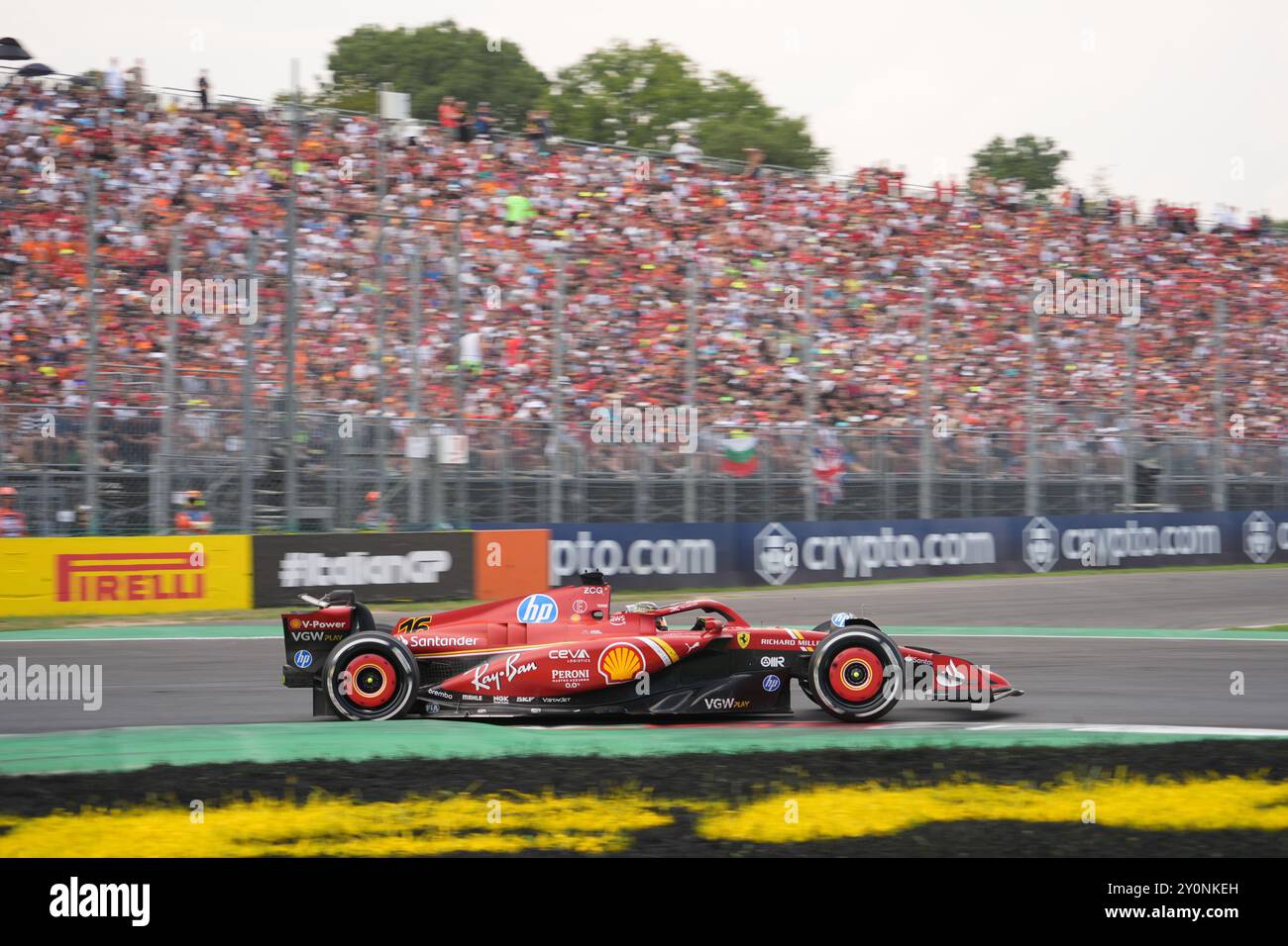 Charles leclerc 2025 monza hires stock photography and images Alamy