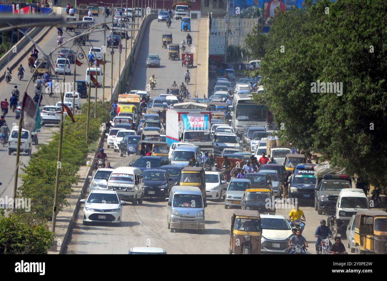 Traffic Recent Commuters are facing difficulties in transportation during traffic jam ...