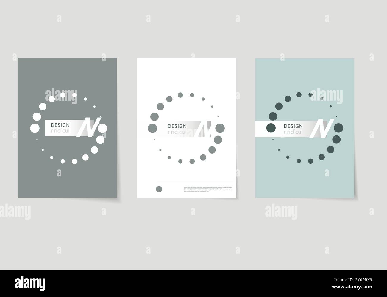 Simple abstract background with rounded striped design element. Vector ...