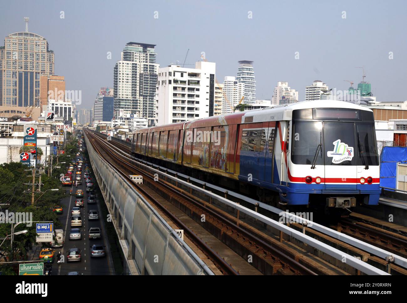 Bangkok Thailand 13 01 2010 Skytrain Bangkok Mass Transit System Bangkok Thailand 13 01 2010 Skytrain Bangkok Mass Transit System