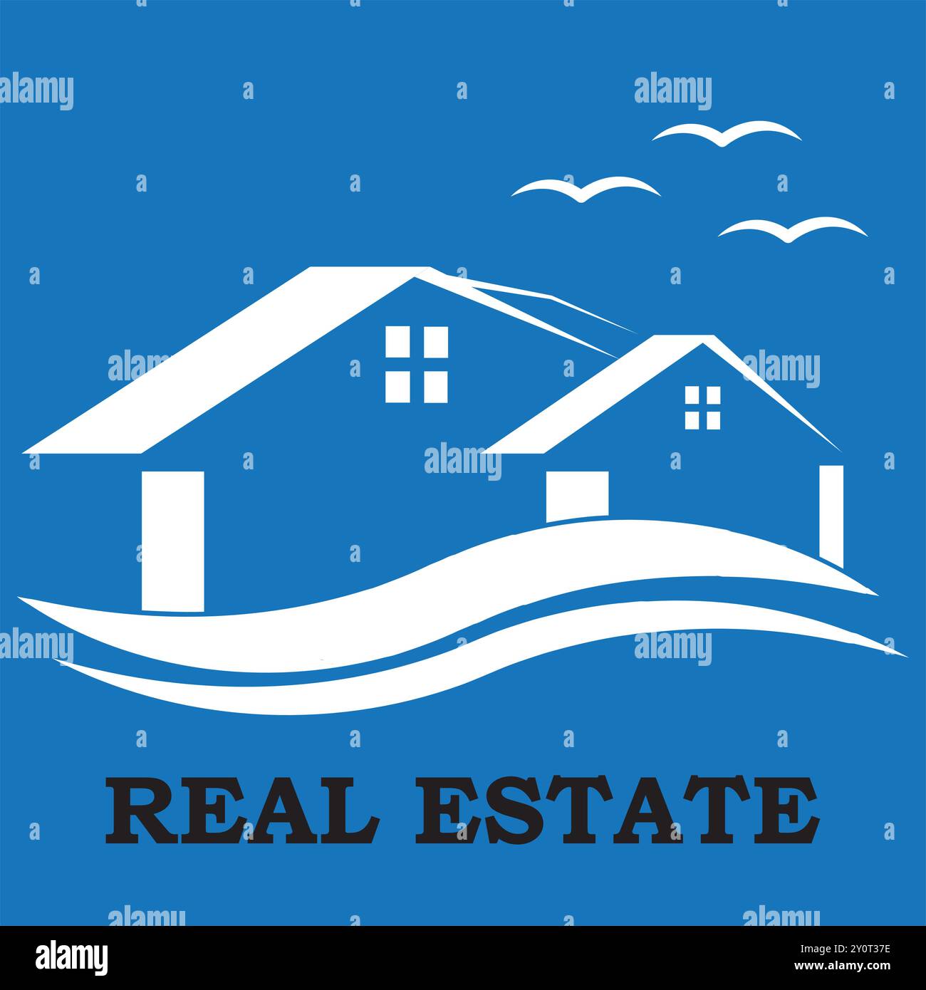 Real estate icon vector illustration symbol design Stock Vector