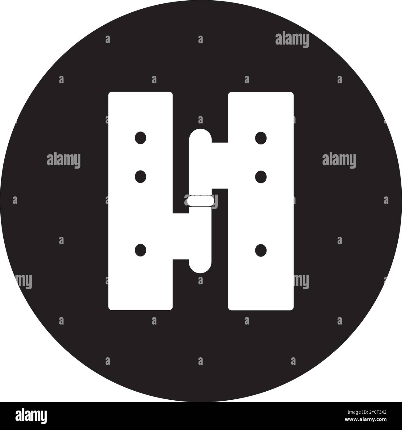 Door hinge icon design template. Trendy style Stock Vector Image & Art ...