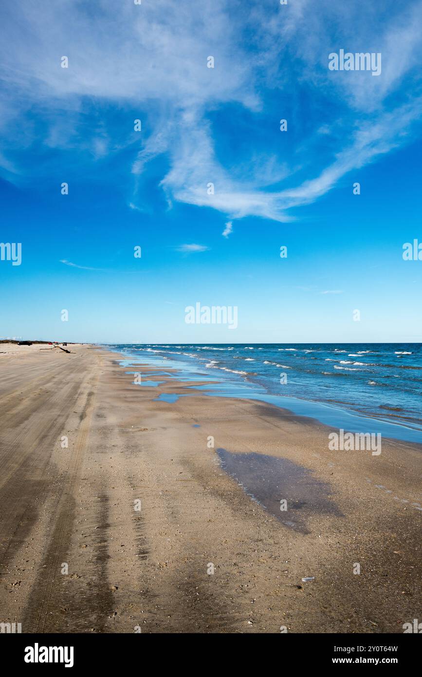 South Padre Island Beach, Texas Stock Photo Alamy
