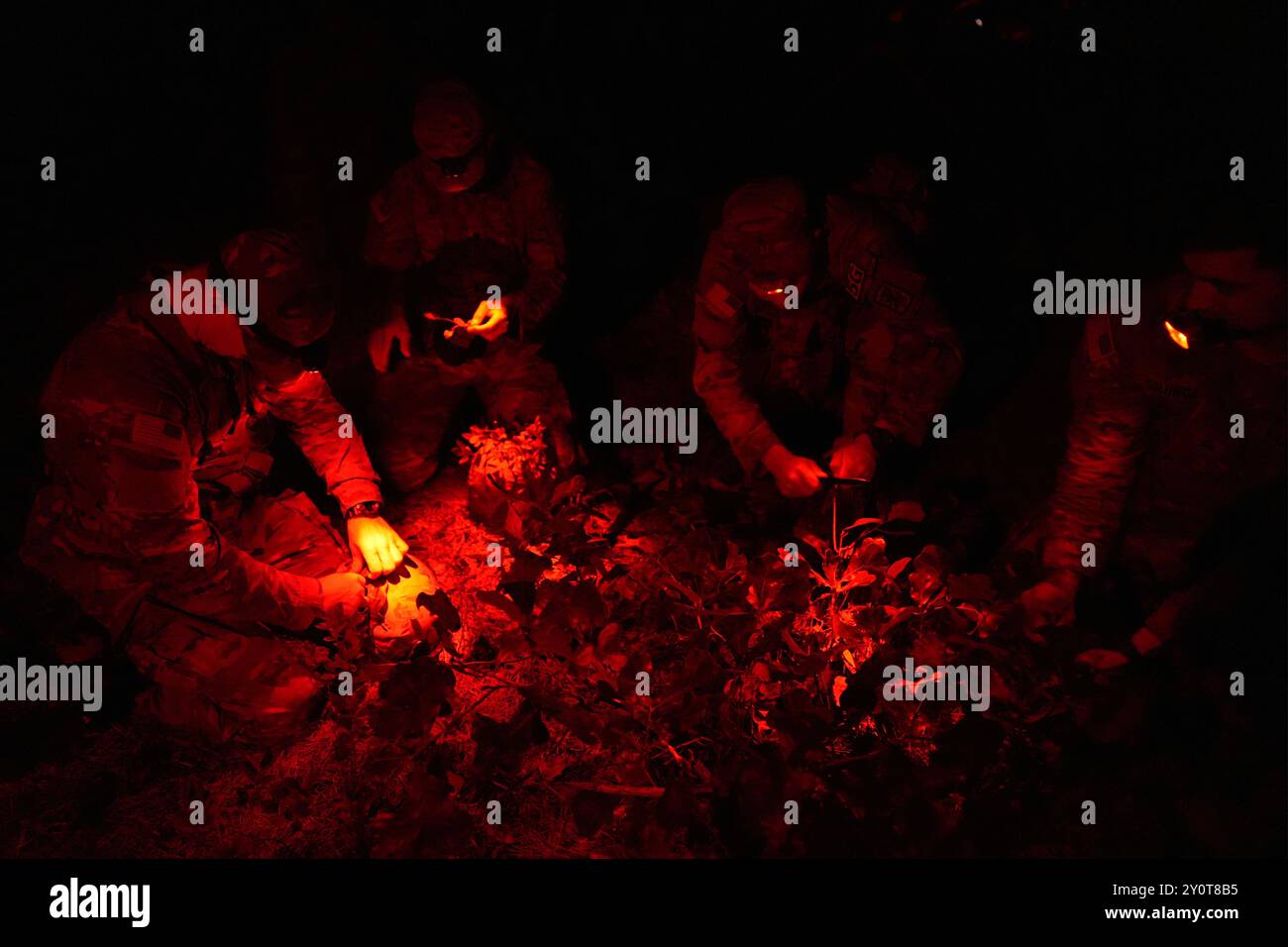 Army Reserve Best Squad competitors camouflage their advanced combat ...