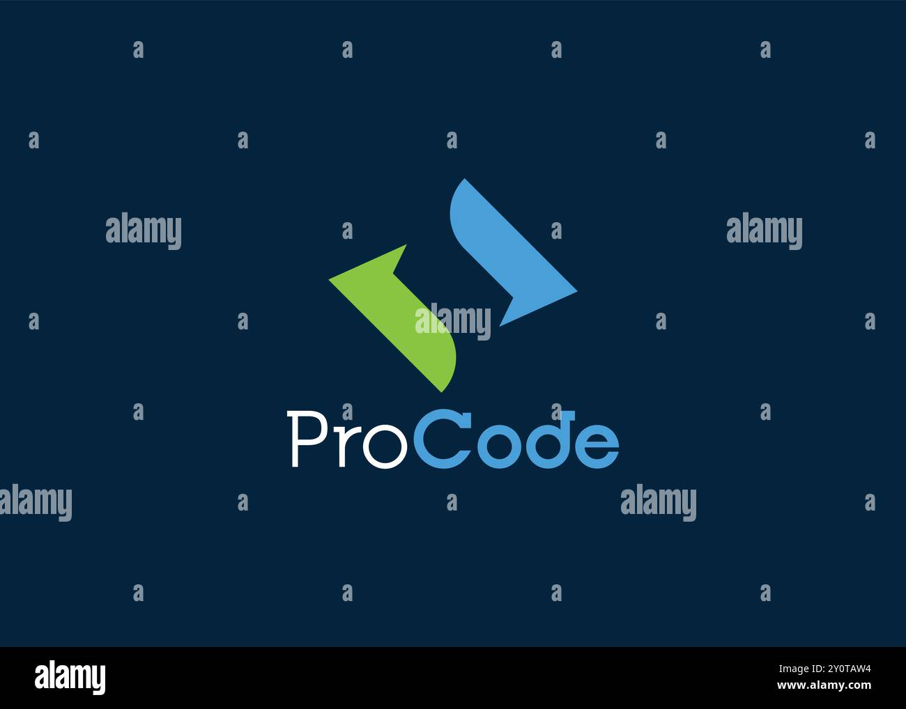 Minimalist Coding logo design template. Modern style programmer logo ...