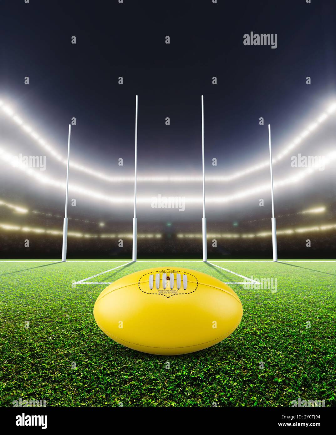 Australian football goal posts hi-res stock photography and images - Alamy