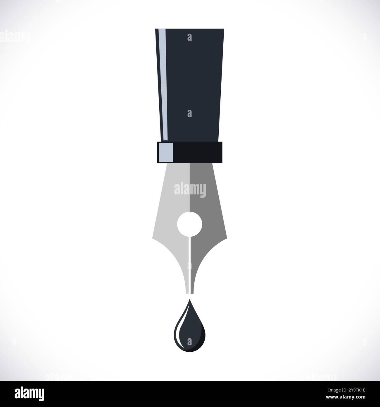 Fountain pen ink drop vector hi-res stock photography and images - Alamy