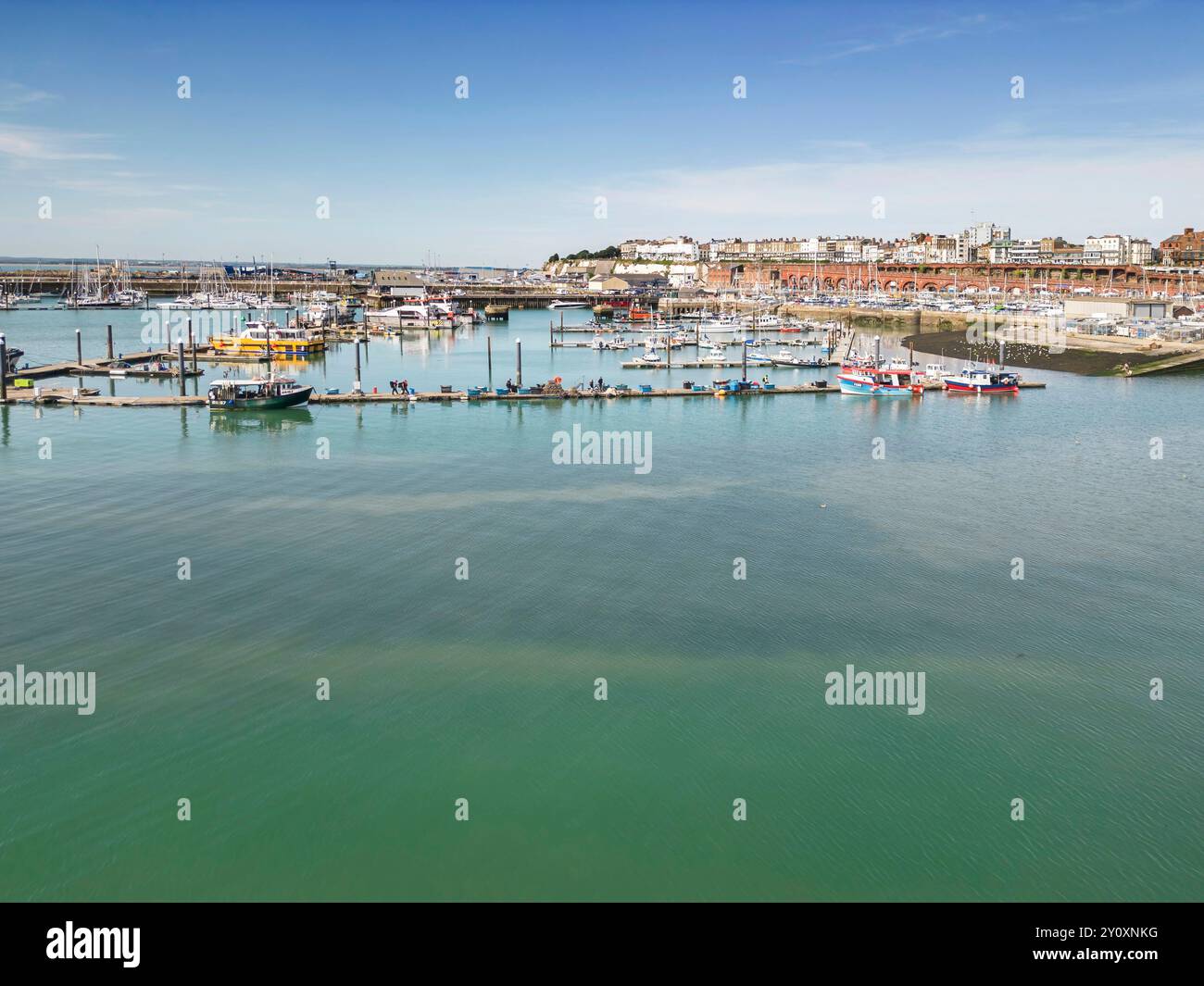 Aerial view ramsgate harbour kent hi-res stock photography and images ...