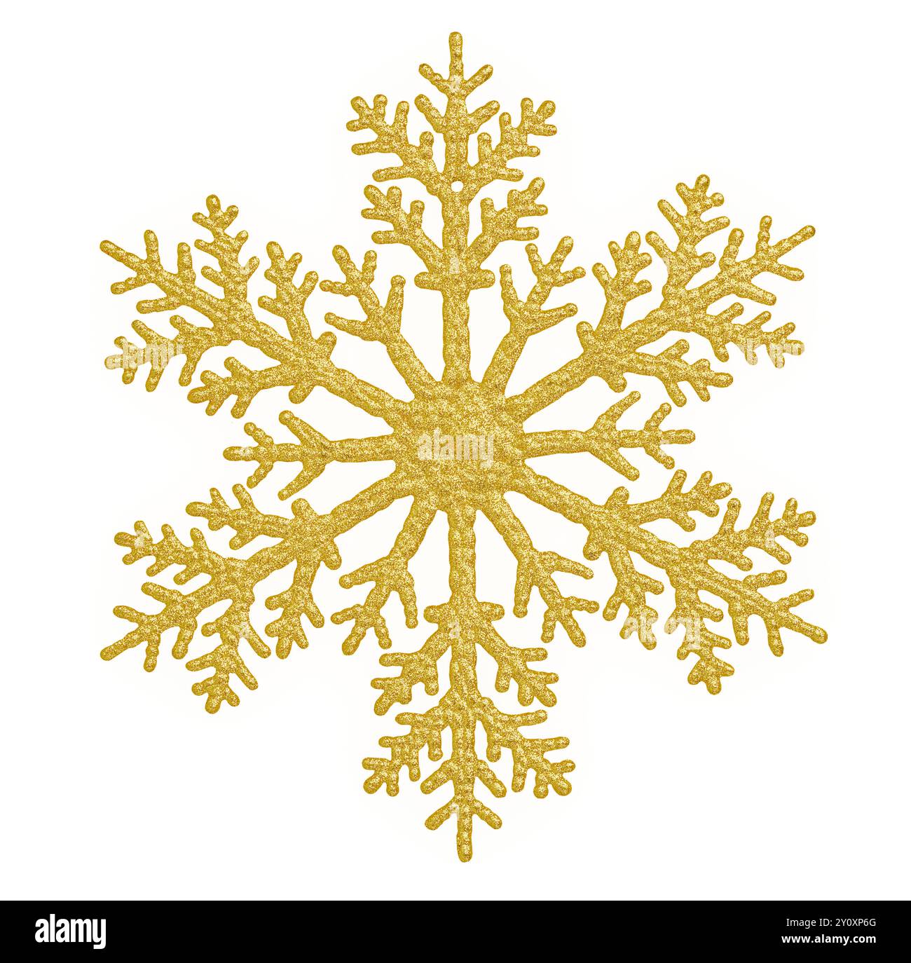 Golden snowflake christmas decoration hi-res stock photography and ...
