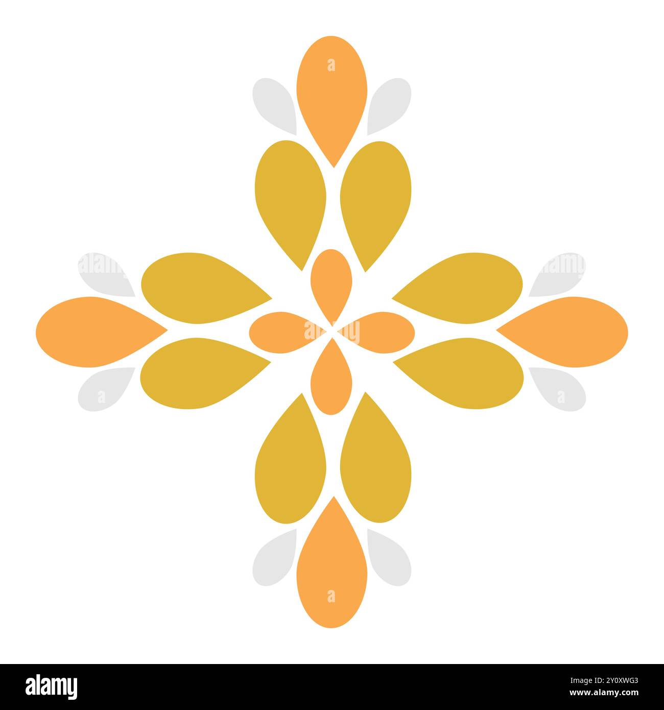 flower petal isolated on white background Stock Vector Image & Art - Alamy